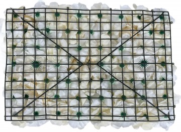 Khs155005flowerwallkunstbloempanelenmuurdecoratiebloemen kunsthaag specialisteindhoven 60x40 cm5